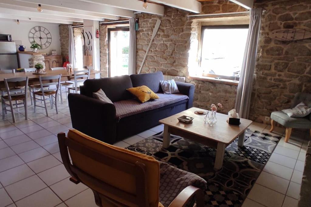 Maison De Pecheur Bord De Mer Bois Et Pierre 6-8 Pers Plobannalec Eksteriør bilde