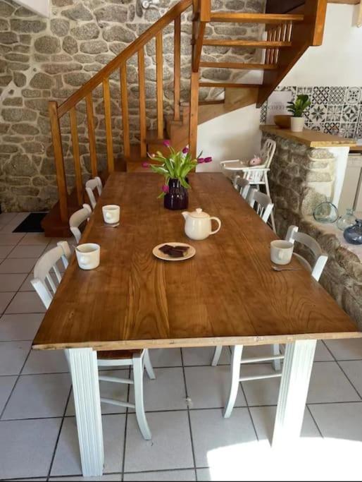 Maison De Pecheur Bord De Mer Bois Et Pierre 6-8 Pers Plobannalec Eksteriør bilde