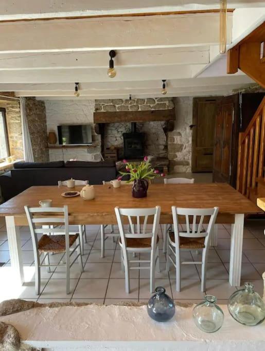 Maison De Pecheur Bord De Mer Bois Et Pierre 6-8 Pers Plobannalec Eksteriør bilde
